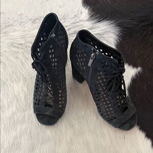 Gianni Bini Black Cutout Heels